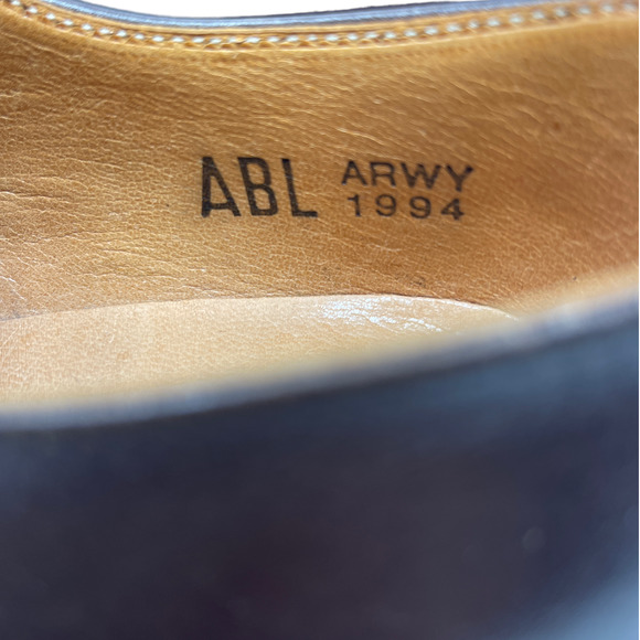 ABL Arwy 1994 Men’s Leather Lace up Shoes Made in Belgium - Picture 4 of 7